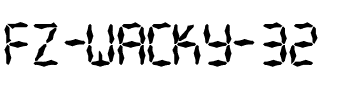 FZ WACKY 32 Normal.ttf