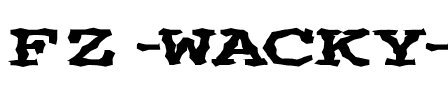 FZ WACKY 35 EX Normal.ttf