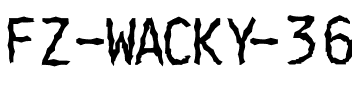 FZ WACKY 36 Normal.ttf