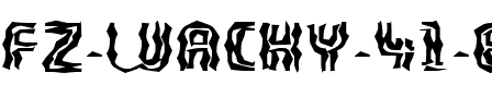 FZ WACKY 41 EX Normal.ttf