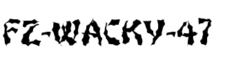 FZ WACKY 47 Normal.ttf