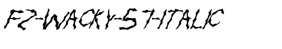FZ WACKY 57 ITALIC Normal.ttf