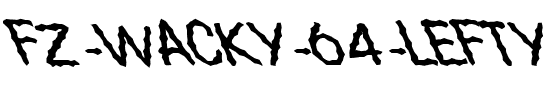 FZ WACKY 64 LEFTY Normal.ttf