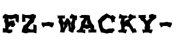 FZ WACKY 69 Normal.ttf