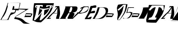 FZ WARPED 15 ITALIC Normal.ttf
