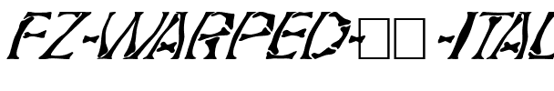 FZ WARPED 21 ITALIC Normal.ttf