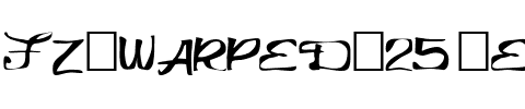 FZ WARPED 25 EX Normal.ttf