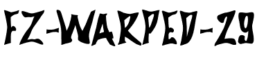 FZ WARPED 29 Normal.ttf