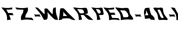 FZ WARPED 40 LEFTY Normal.ttf