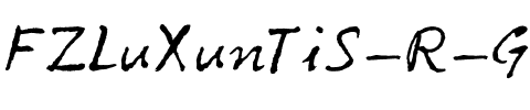 方正鲁迅简体 Regular.ttf
