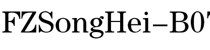 方正宋黑_GBK Regular.ttf