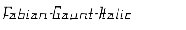 Fabian Gaunt Italic.ttf