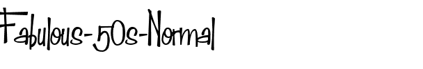 Fabulous 50s Normal.ttf