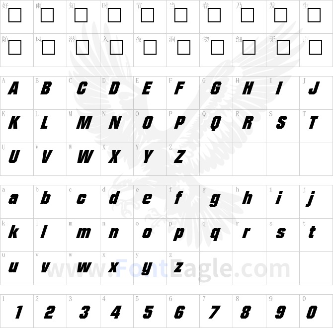 FacetBlack-Xitalic-Regular