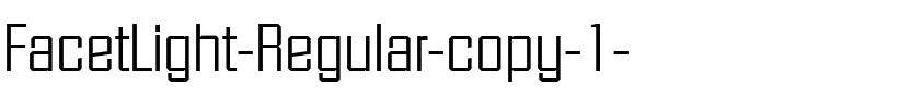 FacetLight Regular.ttf