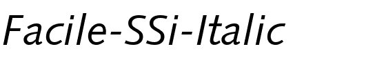 Facile SSi Italic.ttf
