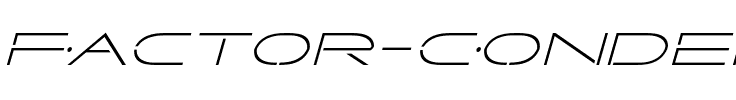Factor Condensed Italic Condensed Italic.ttf