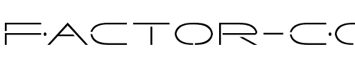 Factor Condensed Condensed.ttf