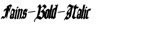 Fains Bold Italic.ttf