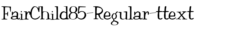 FairChild85 ttext Regular.ttf