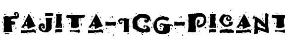 Fajita ICG Picante.ttf