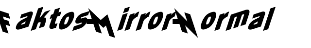 Faktos-Mirror Normal.ttf