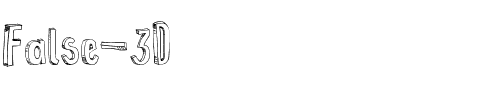 False 3D Normal.ttf