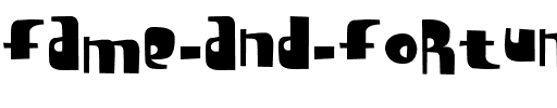 Fame And Fortune Regular.ttf