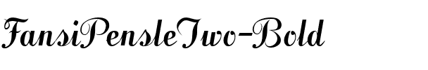 FansiPensleTwo Bold.ttf