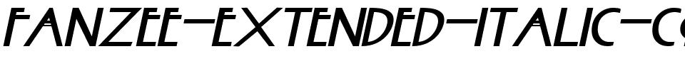 Fanzee-Extended Italic.ttf