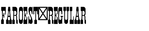 Faroest Regular.otf