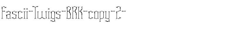 Fascii Twigs BRK Regular.ttf