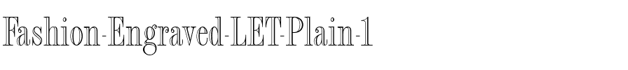Fashion Engraved LET Plain.ttf