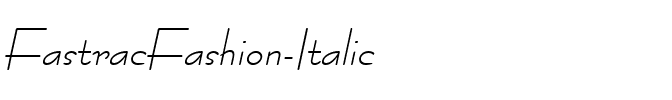 FastracFashion Italic.ttf