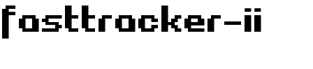 Fasttracker II Fasttracker II.ttf