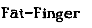 Fat Finger Regular.ttf
