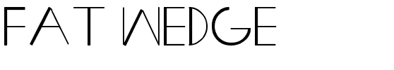 Fat Wedge Regular.ttf