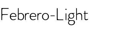 Febrero Light.otf