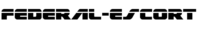 Federal Escort Laser Regular.ttf