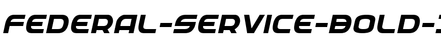 Federal Service Bold Italic Bold Italic.ttf