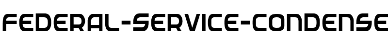 Federal Service Condensed Condensed.ttf