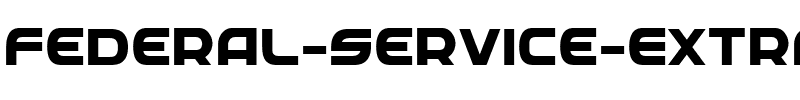 Federal Service ExtraBold ExtraBold.ttf