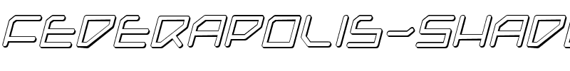 Federapolis Shadow Italic Italic.ttf