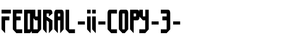 Fedyral II Regular.ttf
