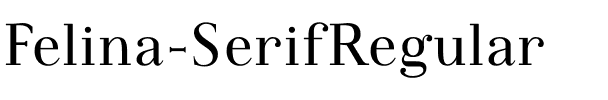 Felina SerifRegular Regular.ttf