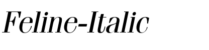 Feline Italic.ttf