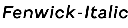 Fenwick Italic.ttf