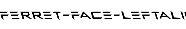 Ferret Face Leftalic Italic.ttf