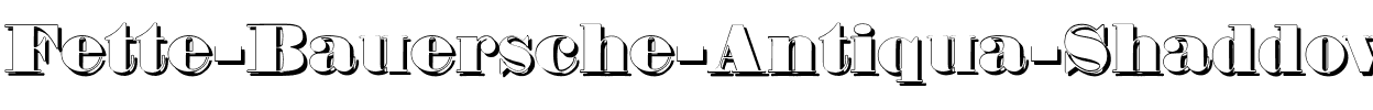Fette Bauersche Antiqua Shaddow UNZ Pro Regular.ttf