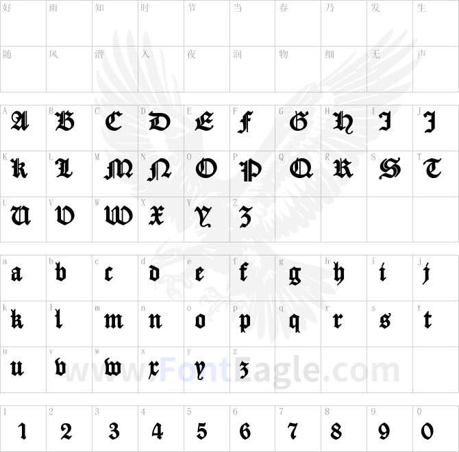 Fette-Caslon-Gotisch